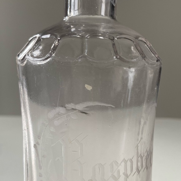 Antique Raspberry Bar Back Bottle - Picture 9 of 9